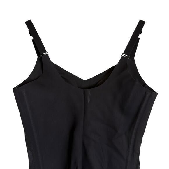 HoneyLove Black Low Back Mid Thigh Shapewear Slimming Compression Bodysuit XL - Picture 5 of 9